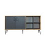 Hanah Home Şile 4609 Consola en Roble Zafiro y Antracita